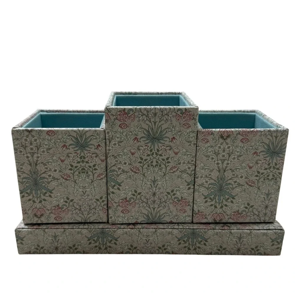 Morris & Co Hyacinth Multi-Purpose Storage 4 Piece Desk Vanity Organizer Set